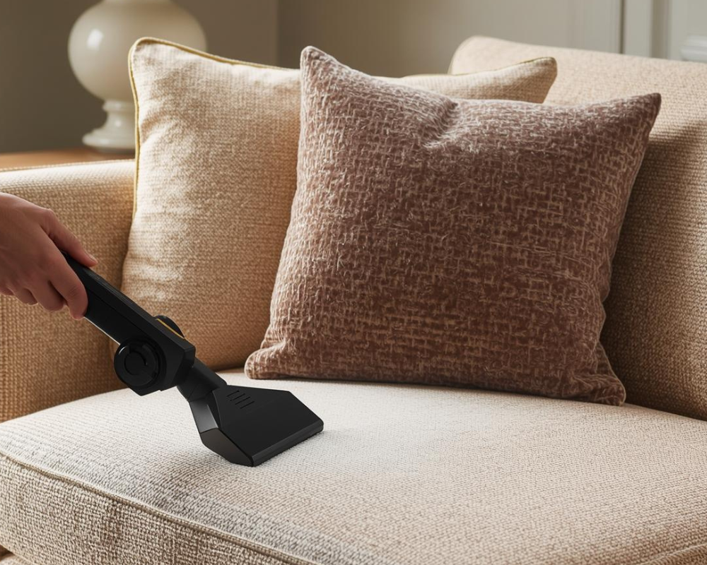 Nettoyage professionnel de canapé par injection-extraction à Marseille, méthode Maison Max Clean pour un intérieur sain et sans parfum – Les Astuces de Max