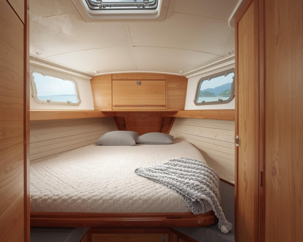 Literie de cabine de bateau entretenue pour éviter moisissures, odeurs marines et sel — Maison Max Clean, Les Astuces de Ma